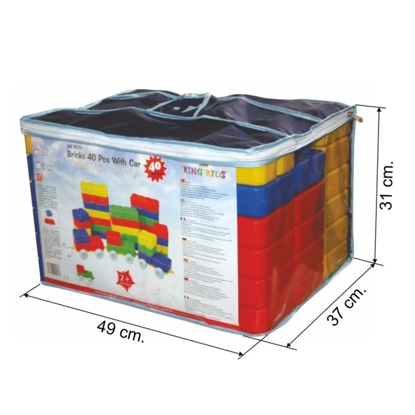 Arabalı Tuğla 40 Parça - Resim 4