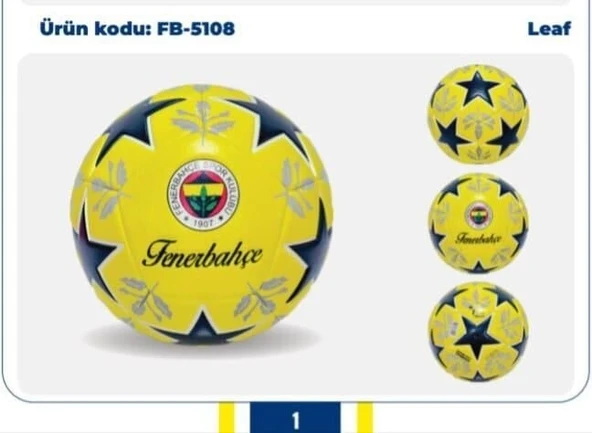 FB-5108 FENERBAHÇE FUTBOL TOPU LEAF-CNT ürün görseli 1