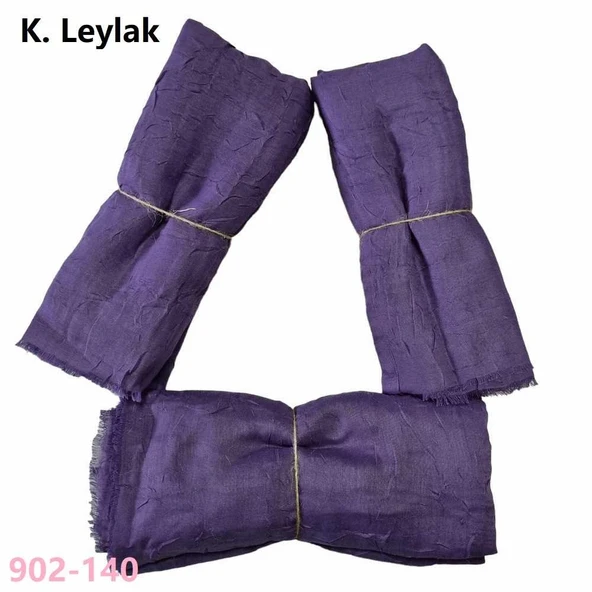 Soft İpek Bambu Pamuk Şal (k. leylak) 902-140 ürün görseli 1