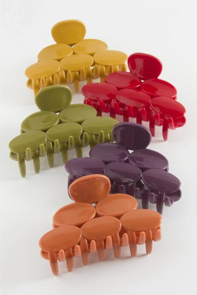 Oval Benekli Renkli Mandal Toka 8 cm ürün görseli 1