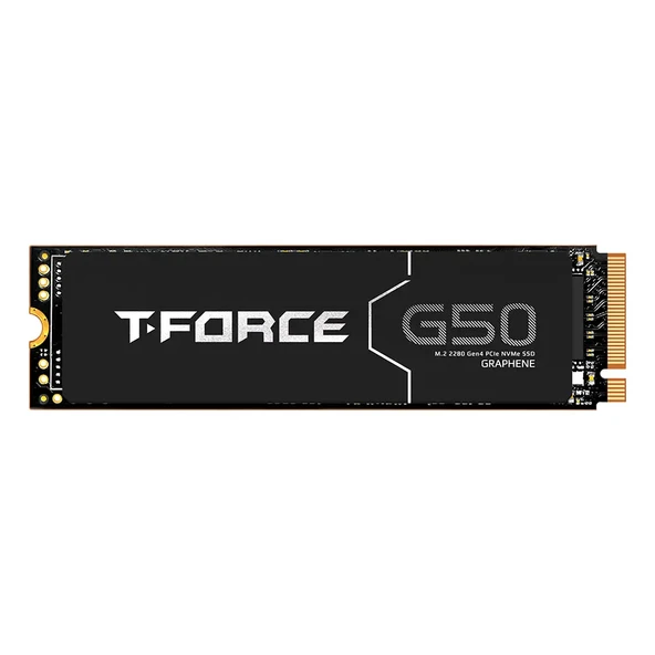 TEAM T-Force G50 512GB 5000-2500MBs NVMe PCIe Gen4x4 M.2 SSD TM8FFE512G0C129 ürün görseli 1