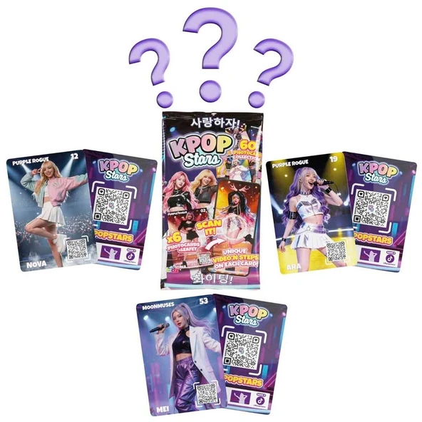 Kpop Stars Kartları Sürpriz Paket ürün görseli 1