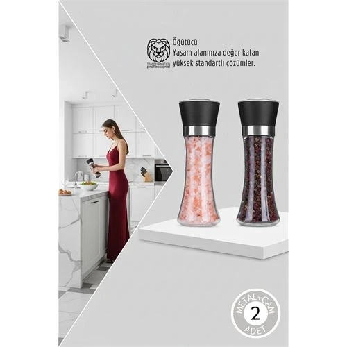 2 Li Baharat Tuz Öğütücü Set Dees Dickerhoof Design 718753 ürün görseli 1