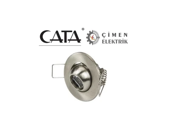 CATA CT 5268 1.5W Satin Kasa Led Spot 6400K Beyaz Işık ürün görseli 1