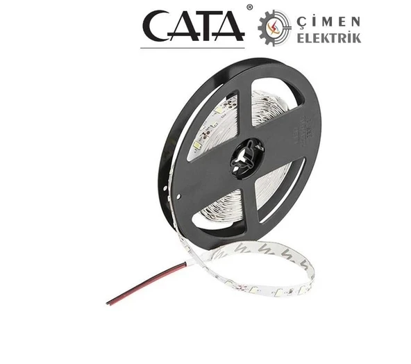 5 METRE CATA CT 4537 Şerit Led 12 Çip 3200K Gün Işığı ürün görseli 1