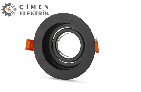Eco Lounge NOAS YL60 1660 Amazon Siyah Yuvarlak Spot Kasası ürün görseli 1
