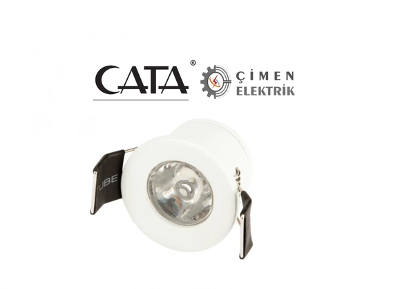 CATA CT 5270 1.5 W Yıldız Led Spot Beyaz Kasa 3200K Gün Işığı ürün görseli 1