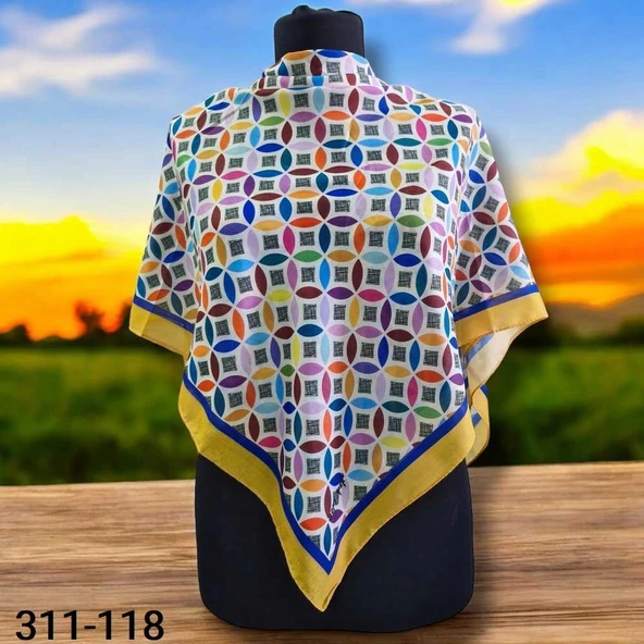 Soft İpek Dijital Soft Eşarp 311-118 ürün görseli 1