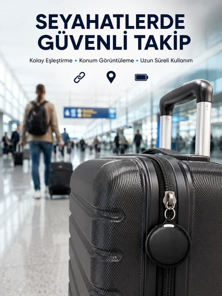 Akıllı Bluetooth Takip Cihazı AirTag Apple ve Android Uyumlu ürün görseli 1