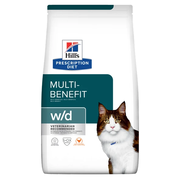 Hill's Prescription Diet Multi Benefit w/d Kedi Maması 3 Kg ürün görseli 1