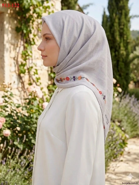 Bonjela Soft Pamuk Eşarp 513-122 ürün görseli 1