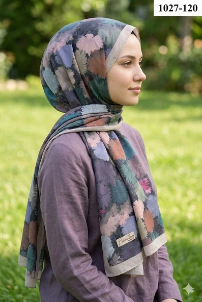 Belinda Scarf Bambu Kraş Pamuk Şal (Taş) 1027-120 ürün görseli 1