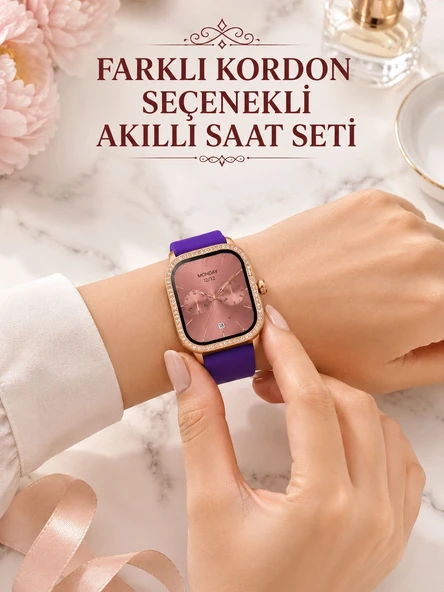 Aktivite ve Uyku Takipli Kadın Akıllı Saat ürün görseli 1