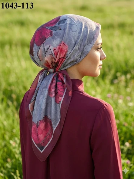 Velscarfs Soft Pamuk Parla Eşarp (Bordo) 1043-113 ürün görseli 1