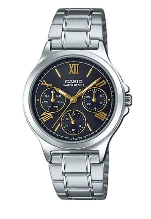 Casio LTP-V300D-1A2UDF Quartz Çelik Gri Siyah Kadran 33 mm Kadın Kol Saati ürün görseli 1