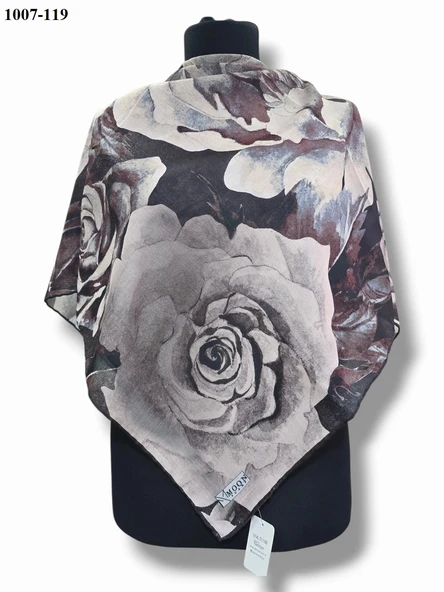 Moon Scarf Soft Pamuk Eşarp 1007-119 - Resim 2