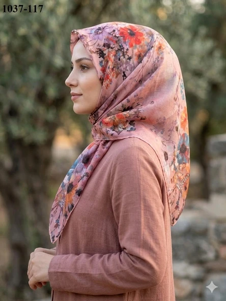 Locella Soft Pamuk Eşarp (Pastel Gül) 1037-117 ürün görseli 1