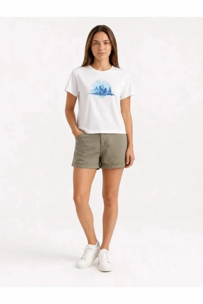 Loft Kadın T-shirt LF2042269 - Resim 3