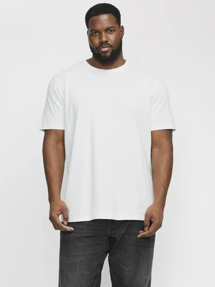 Jack Jones Organıc Basıc Büyük Beden Erkek Tişört 12158482 ürün görseli 1