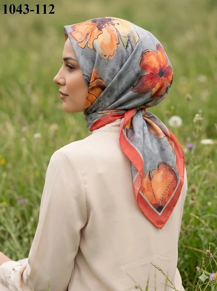 Velscarfs Soft Pamuk Parla Eşarp (Kiremit) 1043-112 ürün görseli 1