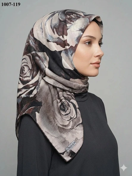 Moon Scarf Soft Pamuk Eşarp 1007-119 ürün görseli 1