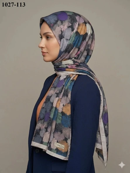 Belinda Scarf Bambu Kraş Pamuk Şal (Taş) 1027-113 ürün görseli 1