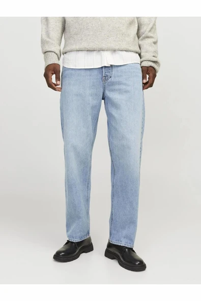 Jack Jones Eddıe Loose Fit Erkek Jean Pantolon 12261691 ürün görseli 1