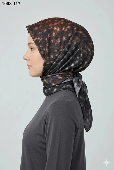 Moon Scarf Soft Pamuk Eşarp (Ceylan Desen) 1008-112 ürün görseli 1