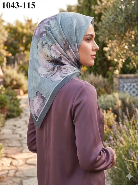 Velscarfs Soft Pamuk Parla Eşarp (Gri) 1043-115 ürün görseli 1