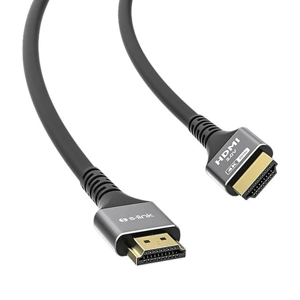 S-Link SLX-HD4K15 15 Metre 4K 30Hz Metal Uçlu HDMI Kablo (V2.0 Uyumlu) ürün görseli 1