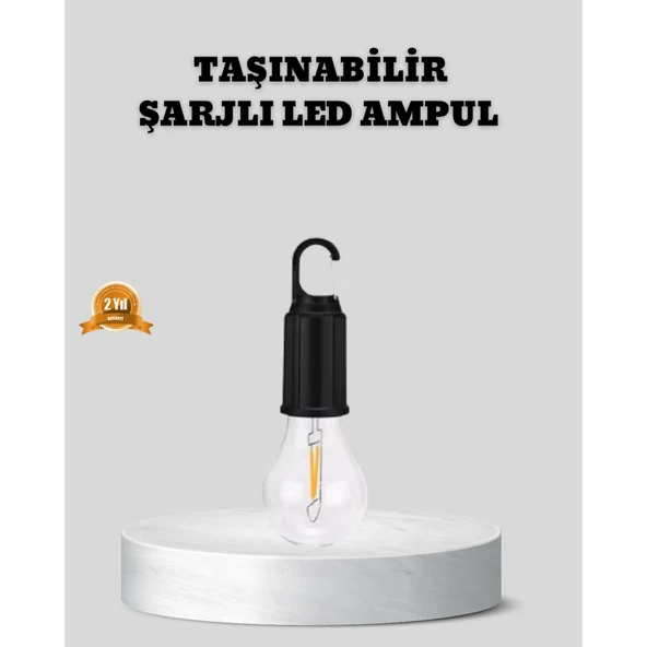 Type-C Şarjlı LED Kamp Lambası – Uzun Ömürlü Pil ve Yüksek Parlaklık ürün görseli 1