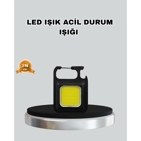 USB Şarjlı 800 Lümen LED Fener – Mini Boy, 3 Işık Modlu, Anahtarlık Tipi El Feneri ürün görseli 1