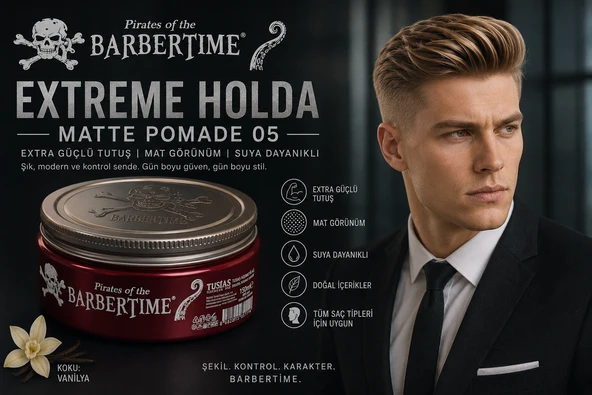Extreme Hold Matte Pomade 05 Saç Şekillendirici Mat Wax 150 ml ürün görseli 1