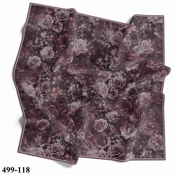 Mono Dijital Organik Soft Eşarp 499-118 ürün görseli 1