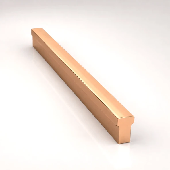 Özen 160 mm 16 cm Düz Bronz Metal Mobilya Kulpu Uzun Çekmece Dolap Kapak Mutfak Dolabı Kulbu ürün görseli 1