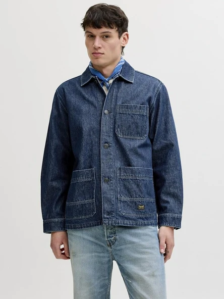 Jack Jones Bluderry Denim Regular Fit Erkek Jean Ceket 12307923 ürün görseli 1