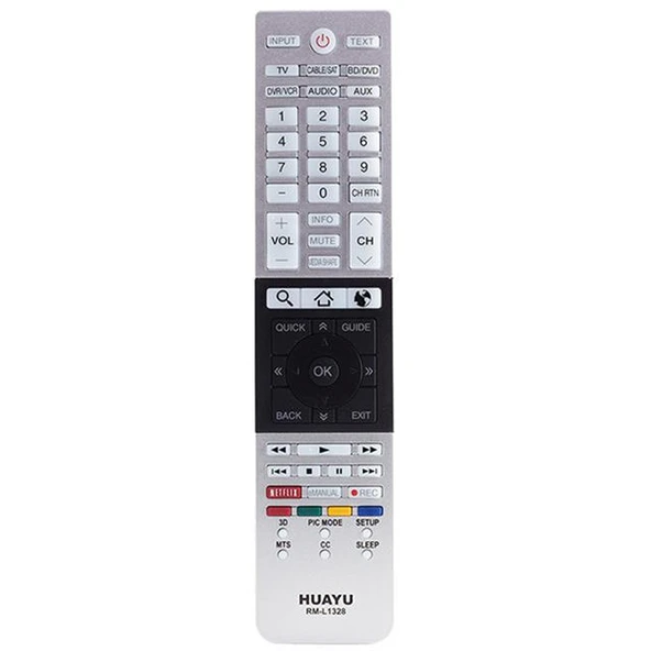 Toshiba RM-L1328 Netflix Tuşlu Lcd Tv Kumandası ürün görseli 1