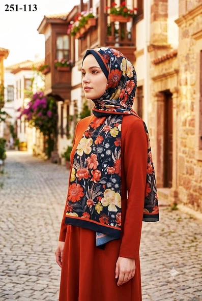 Sharell Fransız İpeği Şal (Siyah) 251-113 ürün görseli 1