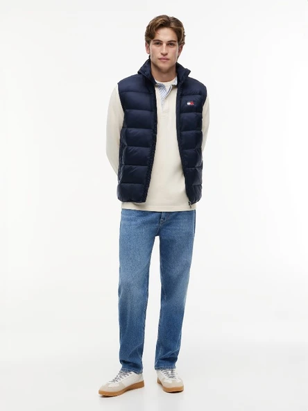 TJM LIGHT DOWN PACKABLE VEST Erkek Mavi Yelek - DM0DM23232 ürün görseli 1