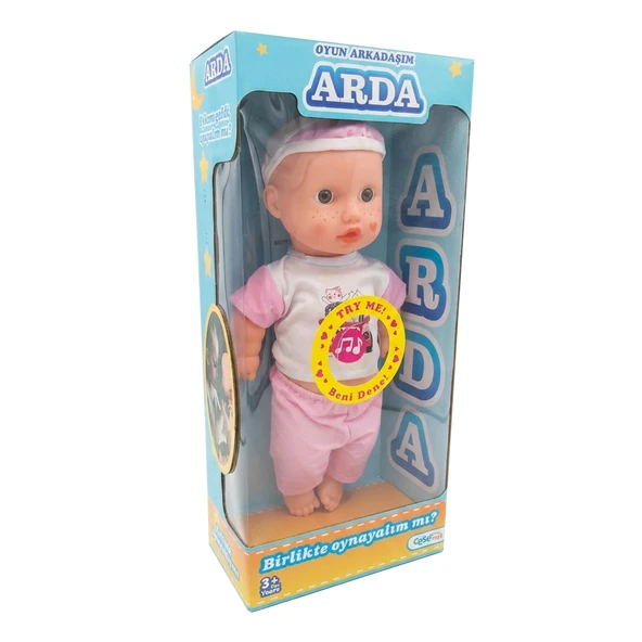 Arda Bebek 38 cm Türkçe Konuşan Kolları Ve Kafası Harekeli Et Bebek ürün görseli 1