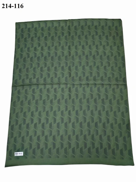 Moda Akyüz Ayrobin Jakar Şal (Yeşil) 214-116 - Resim 2