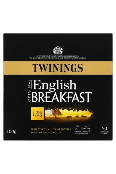 Twinings English Breakfast Bardak Poşet Çay 50 Adet ürün görseli 1