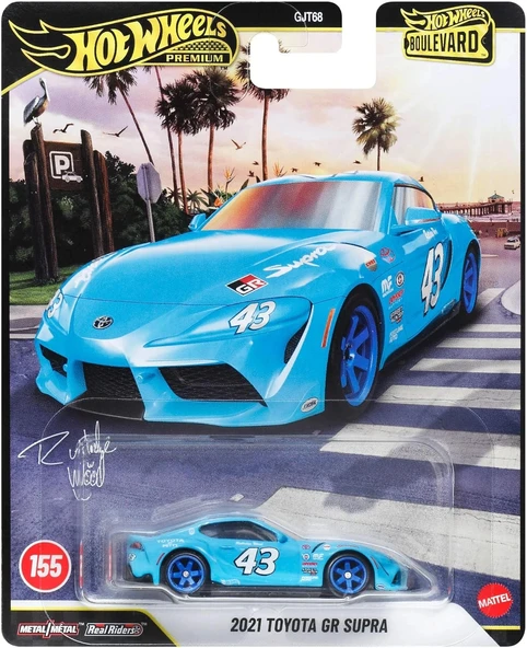 Hot Wheels Boulevard Premium Araçlar - 2021 TOYOTA GR SUPRA -  GJT68 - JHW34 ürün görseli 1