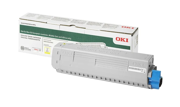 OKI 47095701 TONER-Y-C824-C834-C844-5K SARI TONER 5000 SAYFA ürün görseli 1
