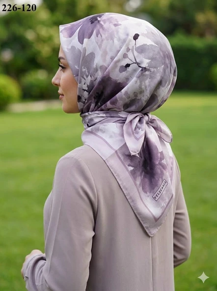 Velscarfs Soft Pamuk Parla Eşarp (Soft Pudra) 226-120 ürün görseli 1