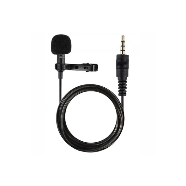 3.5mm Jak 1.5 Metre Double Mikrofon - Siyah ürün görseli 1