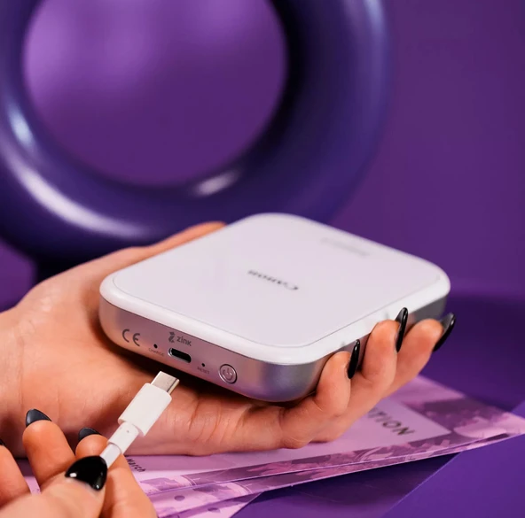 Canon Zoemini 2 Mini Fotoğraf Yazıcısı (Pearl White) ürün görseli 1