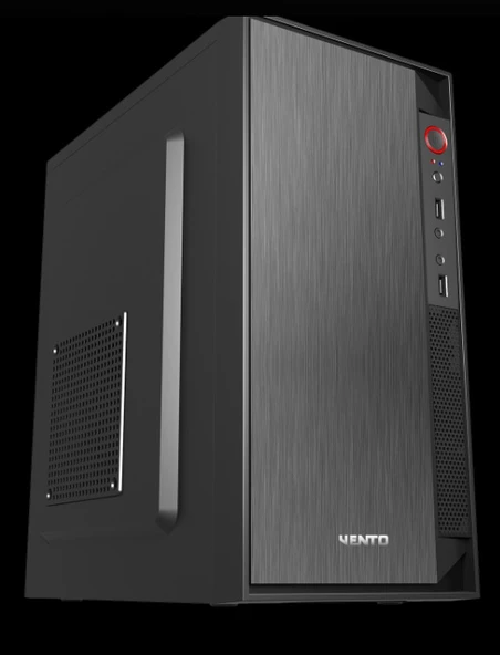 VENTO VS119S 400W Siyah Mini Tower M-ATX Kasa ürün görseli 1
