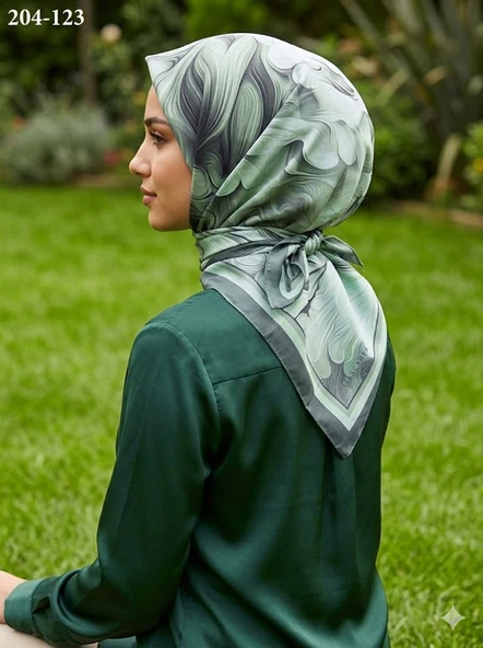 Velscarfs Soft Pamuk Parla Eşarp (Gri) 204-123 ürün görseli 1