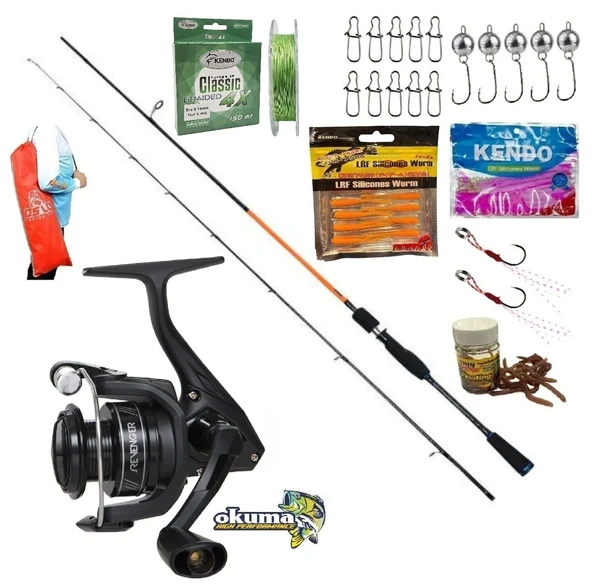 Okuma Revenger Rv-2000A 2.10mm 1-8gr Oslo Action Game Lrf Olta Takımı Seti ürün görseli 1